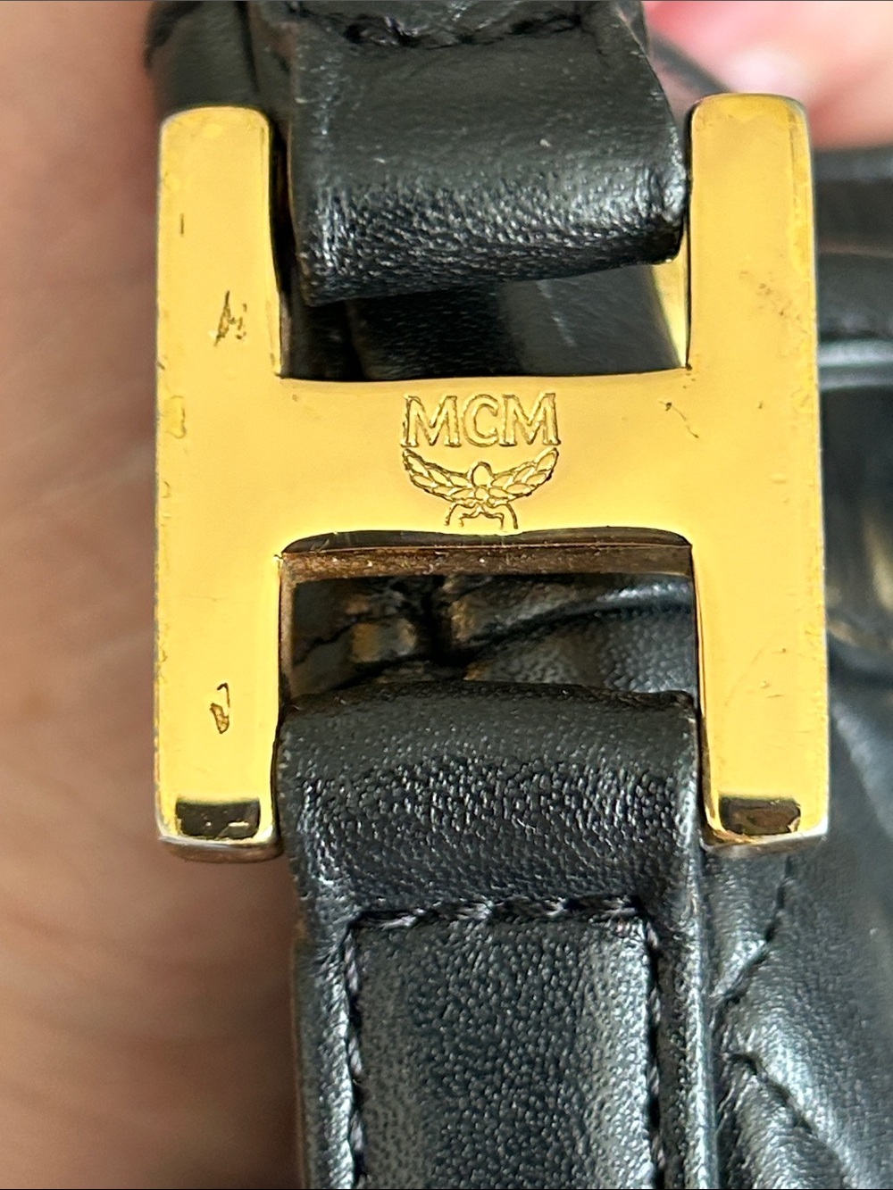 MCM Women’s Quilted Leather Bucket Bag - Picture 5 of 15